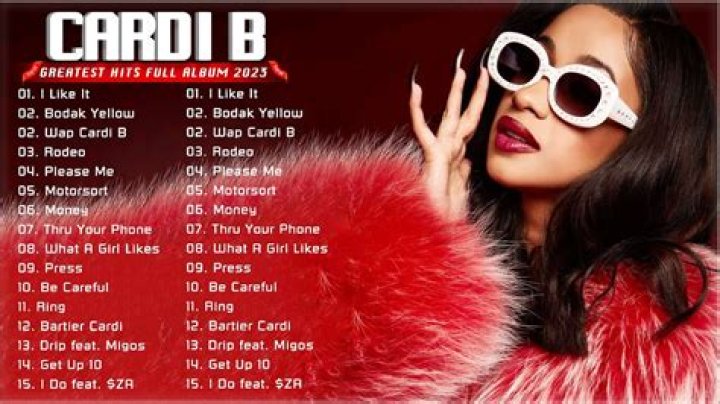 Cardi B's Playlist of Hit Songs