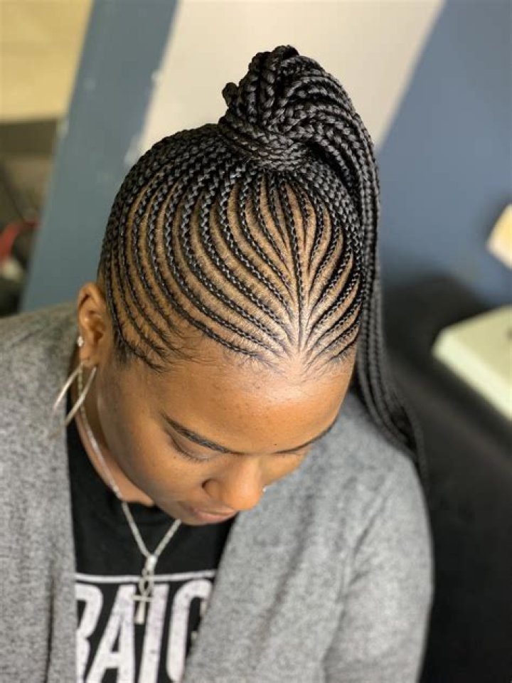 Elevate Your Style with a Stunning Cornrow Braid Updo