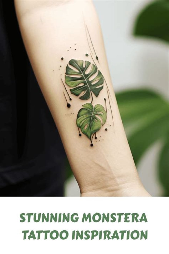 Embracing Nature: The Allure of Monstera Tattoos