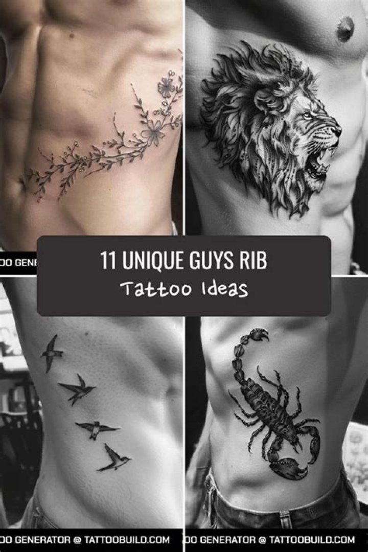 Exploring the Allure of Rib Tattoos for Men