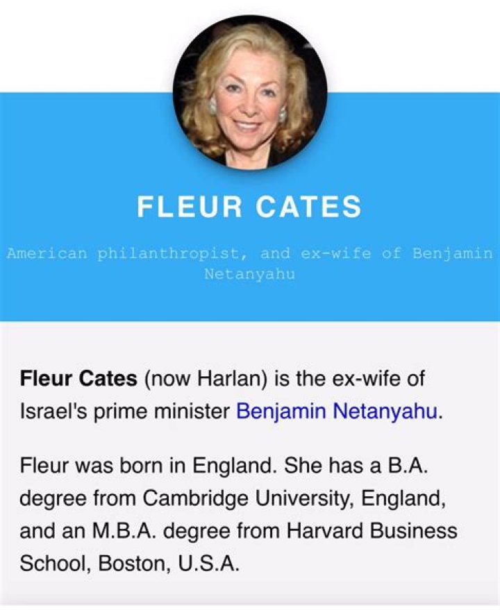 Fleur Cates Netanyahu: A Deep Dive into Her Life and Influence