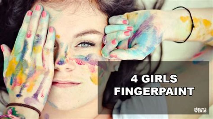 Four Girl Finger Paint: Unleashing Creativity in Young Minds
