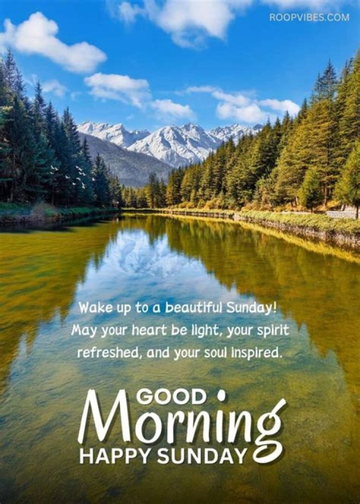 Good Morning Sunday: Embrace the Weekend Vibes