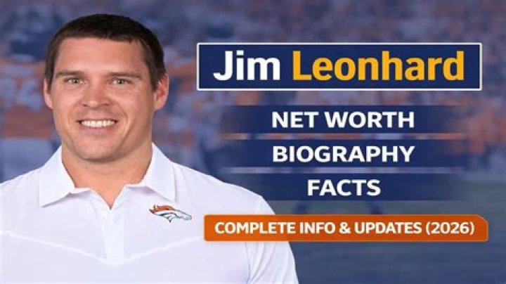 Jim Leonhard Net Worth: A Comprehensive Insight into the Former NFL Star's Wealth