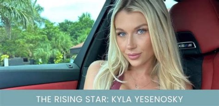 Kyla Yesenosky: The Intriguing Story Behind the Leak