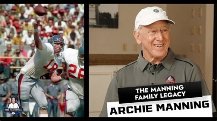Manning Family Dynasty: From Archie to Arch - A Football Legacy
