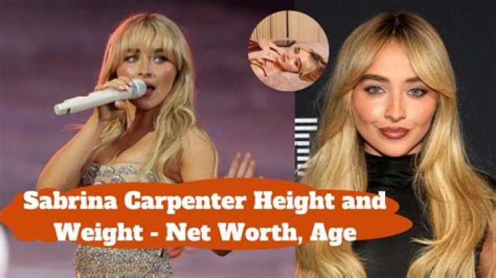 Sabrina Carpenter Height Weight: An In-depth Look at Her Journey and Achievements