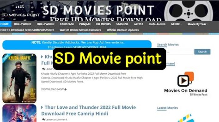 sd.movie.point: Your Ultimate Destination for Movie Enthusiasts