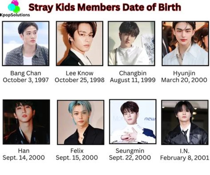Stray Kids Members Ages: A Complete Guide to Their Birthdays