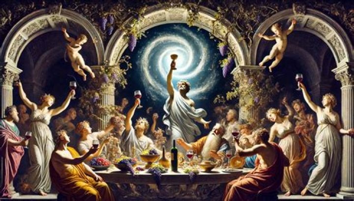Stunning Masterpiece: The Feast of Dionysus Immortalized in Paint